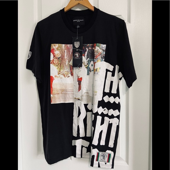 BNWT 'VINTAGE' DEFEND BROOKLYN 40 ACRES & A MULE 'DO THE RIGHT THING" TEE LARGE - Picture 1 of 16